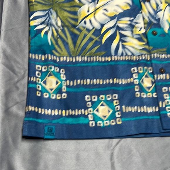 Ralph Lauren Mens Hawaiian printed button down casual floral print size Medium - Picture 5 of 14